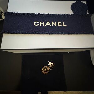 Chanel box pouch and charms